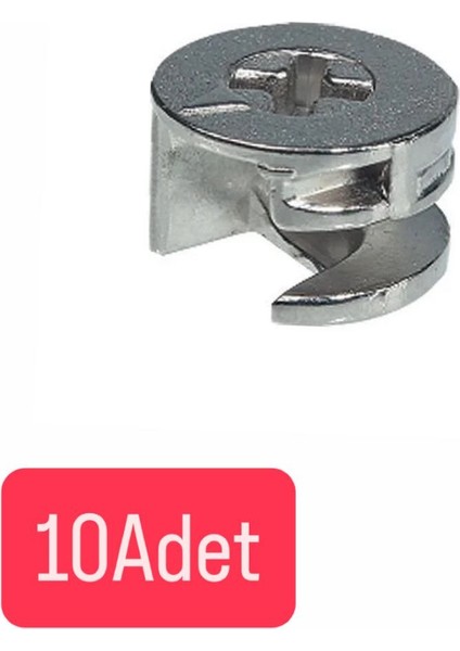 Minifix Gövde Dolap Birleştirme Bağlantı Vidası 10 Adet fiyatları