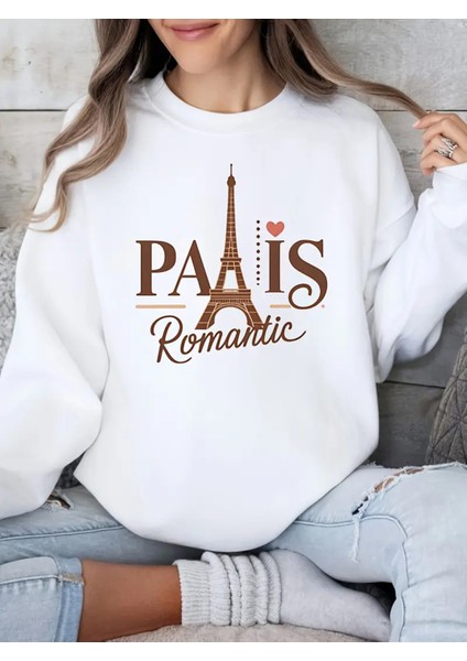 Premium Oversize Kesim Uzun Kollu Baskılı Sweatshirt