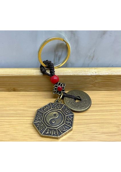 Metal Yin Yang Anahtarlık