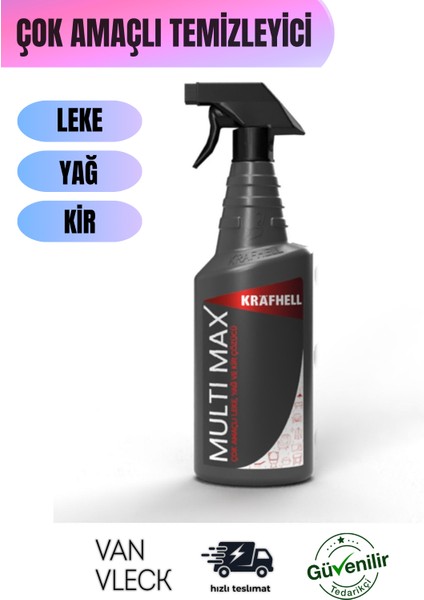 Çok Amaçlı Temizleyici Sprey – Yağ, Pas, Kir ve Leke Çıkarıcı 750 ml