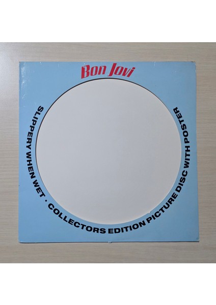 Bon Jovi - Slippery When Wet - 1987 - ***limited Edition, Picture Disc*** - ***collectors Edition*** - Dönem Baskı Plak - Longplay - Lp fiyatları
