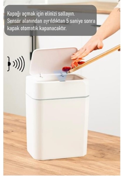 Hareket Sensörlü Akıllı Hijyenik Sessiz Kapatma Çöp Kutusu modelleri