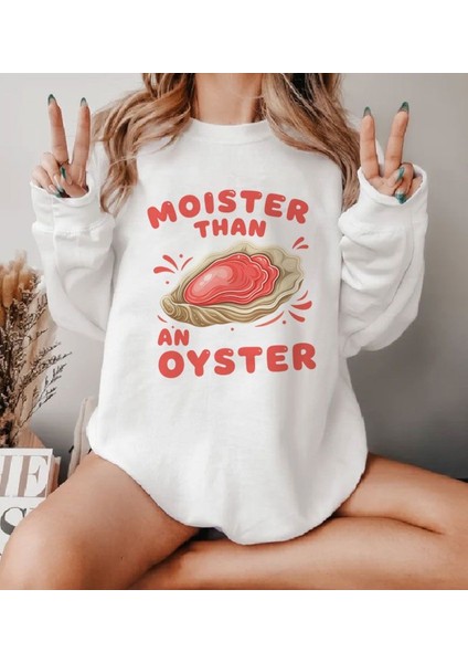 Premium Oversize Kesim Uzun Kollu Baskılı Sweatshirt