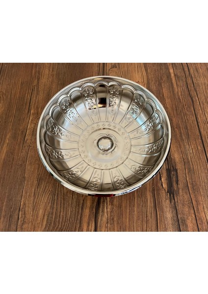 Gümüş Renkli Metal Hamam Tası