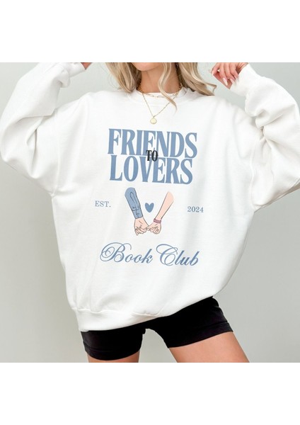 Premium Oversize Kesim Uzun Kollu Baskılı Sweatshirt