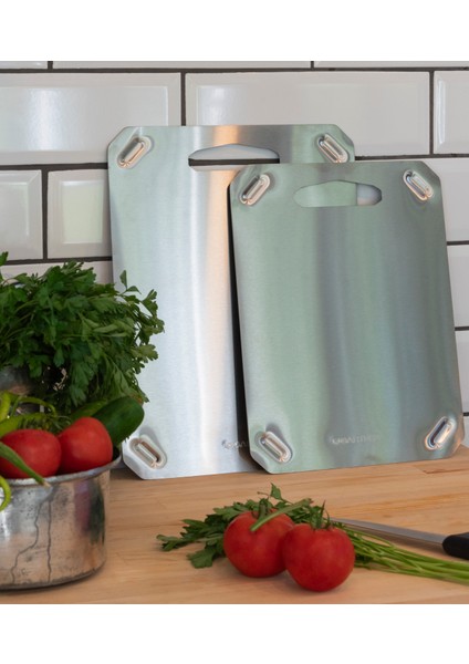 Gartner Kesme Tahtası - Paslanmaz Çelik - Küçük Boy - 26X34CM fiyatları