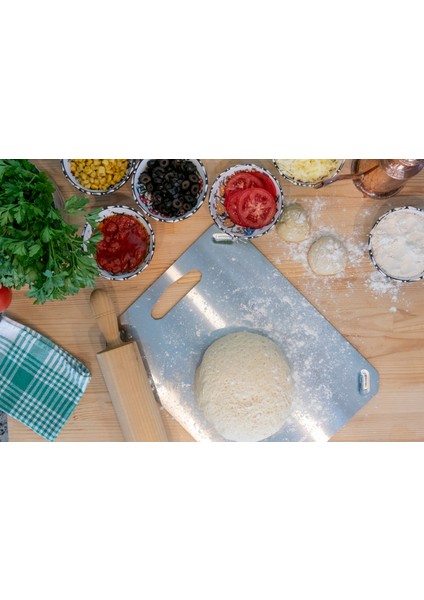 Gartner Kesme Tahtası - Paslanmaz Çelik - Küçük Boy - 26X34CM