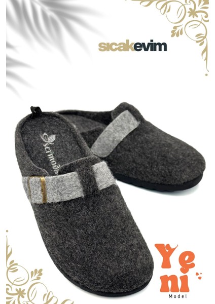 Kadın Kışlık Ev Terliği – Sıcak Tutan, Hafif ve Dayanıklı Şık Peluş Terlik Füme Gri indirimleri