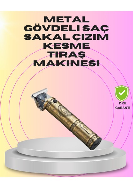 Sepetim 4 Kılavuz Taraklı Profesyonel Saç ve Sakal Kesme Makinesi