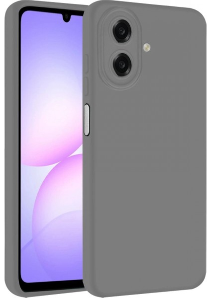 Samsung Galaxy A07 First Silikon - Gri modelleri