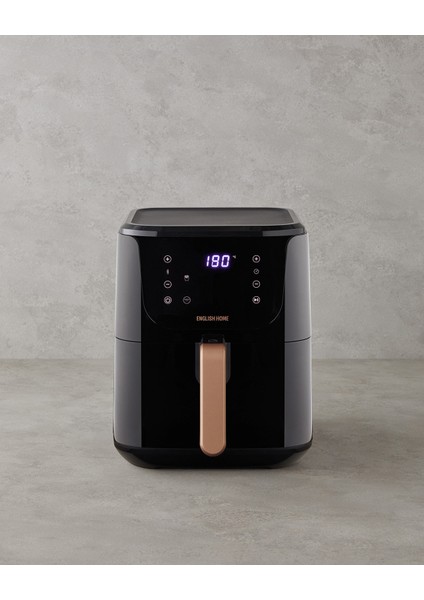 Sıcak Tutma Hazneli 1500W Xl Airfryer, Siyah-Bakır Renk, Sağlıklı ve Lezzetli Pişirme