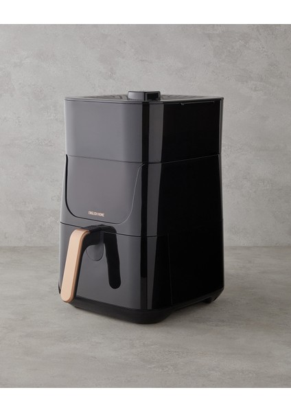 Sıcak Tutma Hazneli 1500W Xl Airfryer, Siyah-Bakır Renk, Sağlıklı ve Lezzetli Pişirme fırsatları