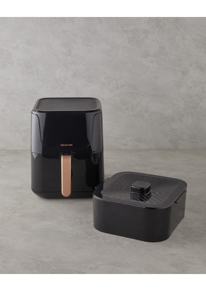 Sıcak Tutma Hazneli 1500W Xl Airfryer, Siyah-Bakır Renk, Sağlıklı ve Lezzetli Pişirme indirimleri