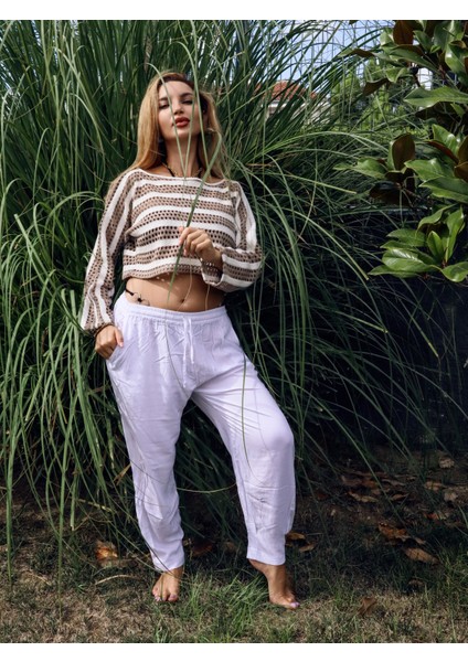 Efes Örme File Crop Bluz fiyatları