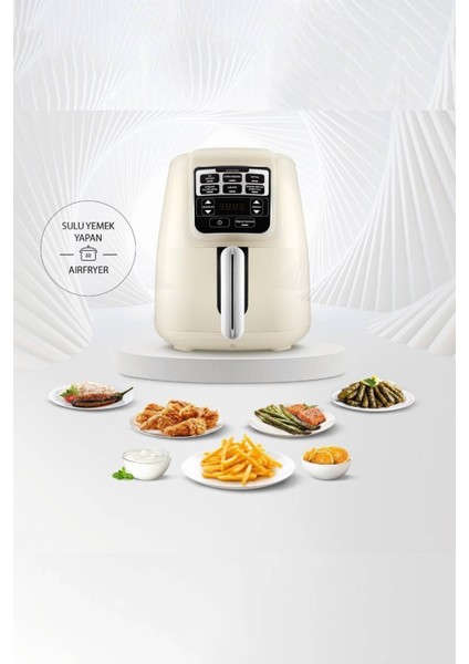 2'li Çok Fonksiyonlu Hava Pişirici, Hızlı ve Sağlıklı Yemek Hazırlama Cihazı