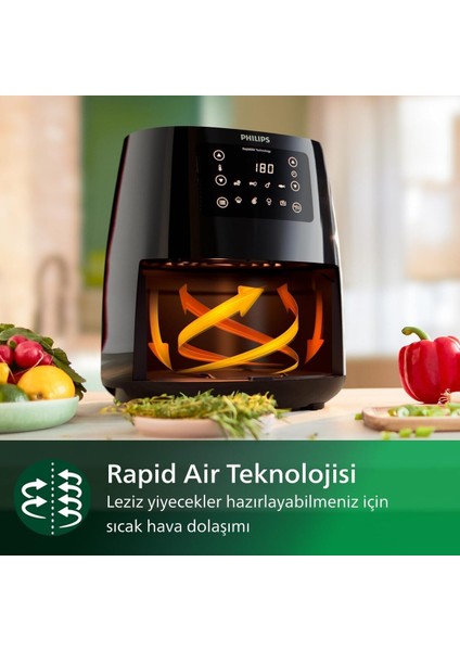 0.8kg, 4.1l, 2000W, Siyah, Isı Ayarlı, Yağ Azaltıcı, Modern Hava Fritöz indirimleri