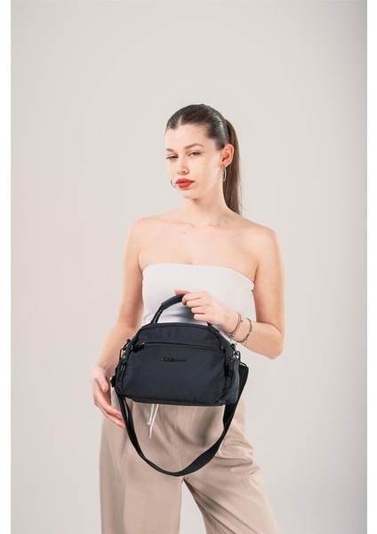 Kadın Kumaş Fermuar Kapamalı El Omuz Çantası fiyatları