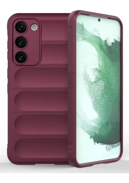 Samsung Galaxy S23 Plus Kılıf Optimum Silikon - Bordo - BRF18974-7303