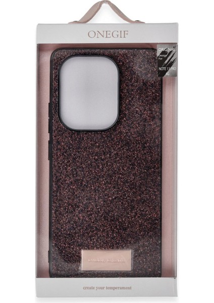 Xiaomi Redmi Note 13 Pro 4g Bright Simli Kapak - Derin Mor - BRF12375-5907 modelleri