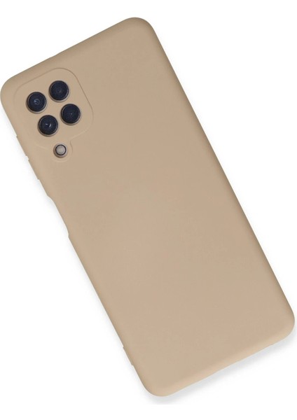 Samsung Galaxy A22 Kılıf Nano Içi Kadife Silikon - Pudra - BRF15110-3769 modelleri