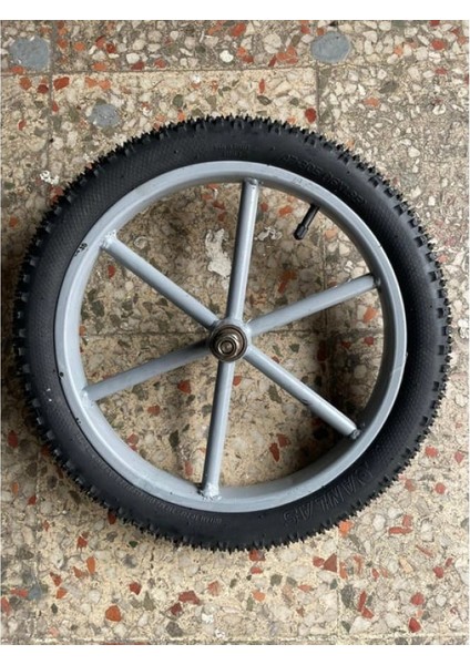 Seyyar Tezgah / Araba Tekerleği 40 cm - Borulu Jant (Jant Boyu:30 Cm)