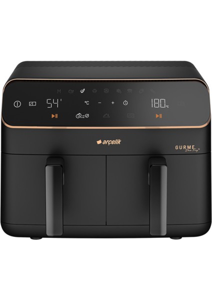 Duofry Az Yağlı Fritöz, Siyah, Sağlıklı ve Pratik Kullanım