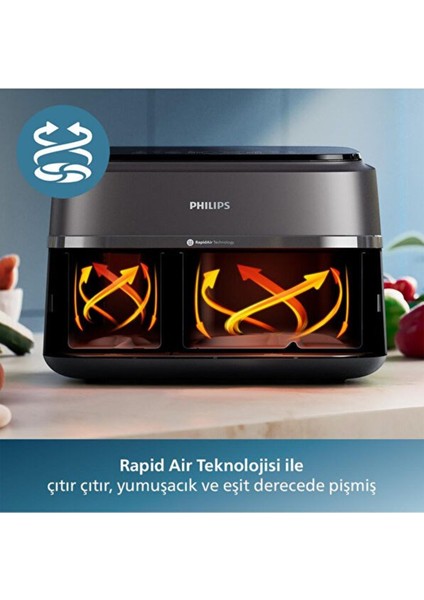 Çift Hazneli Fritöz, Beyaz, 9l, Güçlü ve Pratik Kullanım Için Ideal fırsatları