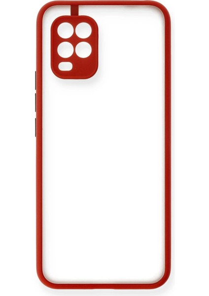Xiaomi Mi 10 Lite Kılıf Montreal Silikon Kapak - Kırmızı - BRF11161-4127