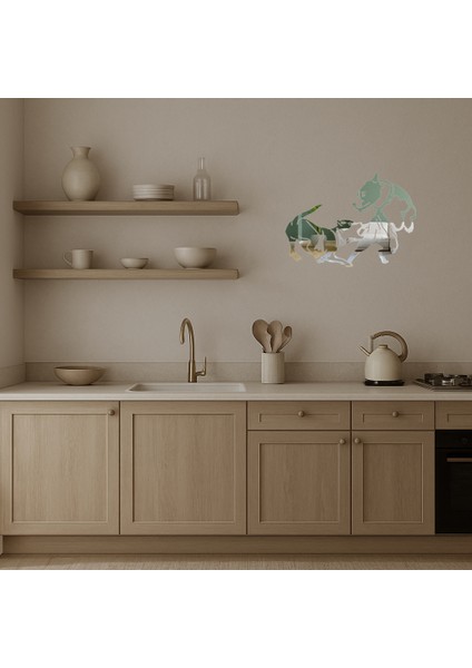 Oyunbaz Köpekler Dekoratif Aynalı Tablo - BRF15204-4482 modelleri