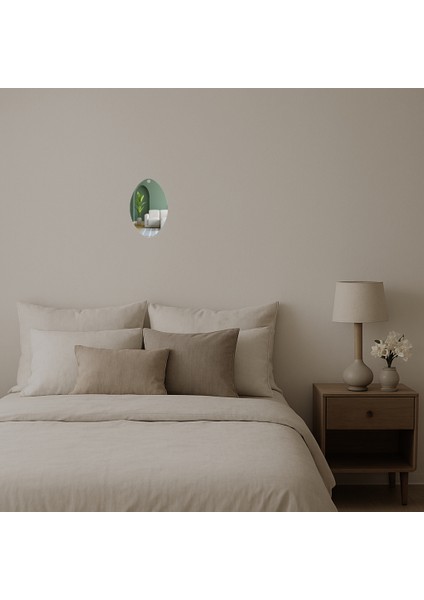 Oval Desenli Dekoratif Aynalı Tablo - BRF11200-6660 fiyatları