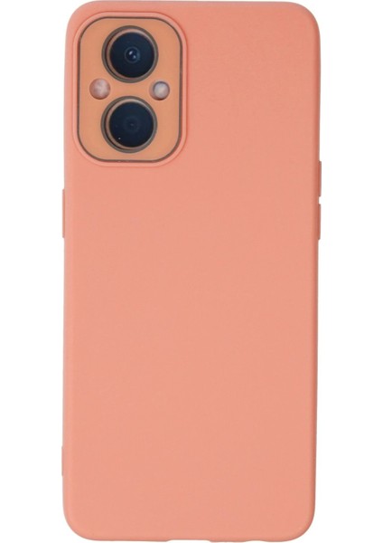Oppo Reno 7 Lite Kılıf Lansman Glass Kapak - Pembe - BRF12659-6852