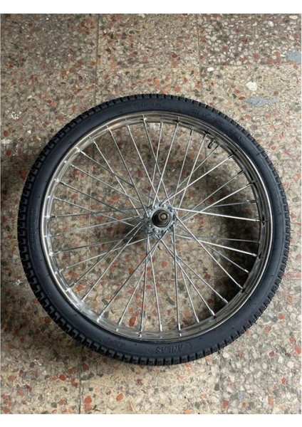 Seyyar Tezgah Araba Tekerleği 65 cm - Telli Jant (Jant Boyu:50 Cm)