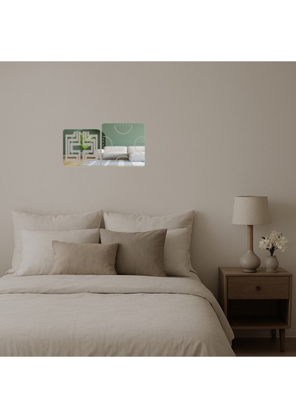 Minimalist Tasarımlı Duvar Aynalı Tablosu - BRF13719-8248 fiyatları