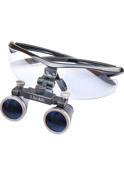 -3.5X-420MM Diş Cerrahi Gözlük Lens Büyüteç,taşıma Çantalı
