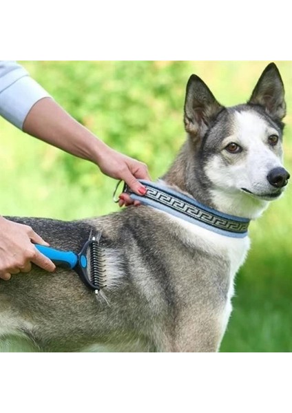 Plastik Saplı Metal Kedi Köpek Bakım Kıtık Tüy Topak Açıcı Tarak fırsatları