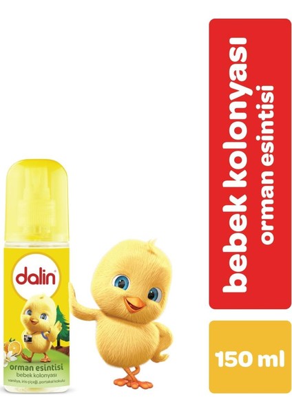 Nessiworld Dalin Sprey Bebek Kolonyası Orman Esintisi 150 ml