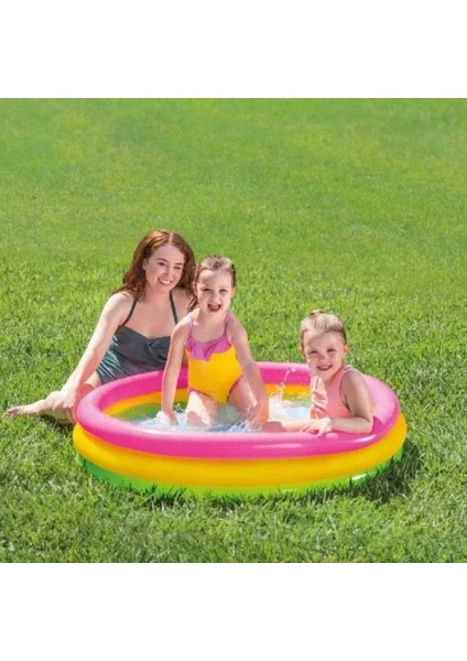 Intex Şişirilebilir Zeminli 3 Boğumlu Sunset Havuz - 57412 V (Lisinya) modelleri