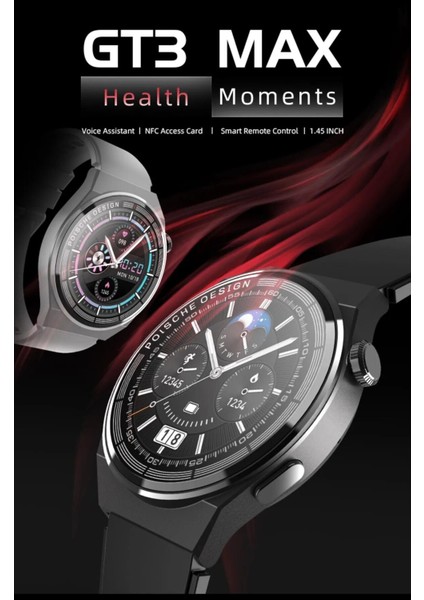 1.45" Renkli Ekranlı, Gps, Nfc, Siri Özellikli Akıllı Kol Saati modelleri