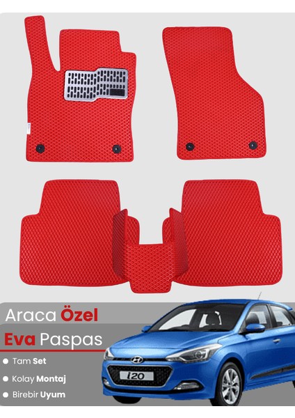 Hyundai I20 (2014-2020) Uyumlu Eva Paspas Tam Set–araca Özel,kolay Montaj,su Geçirmez