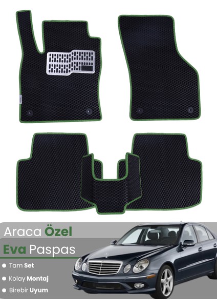 Mercedes Benz E Serisi W211 (2002-2009) Uyumlu Eva Paspas Tam Set – Araca Özel Tasarım