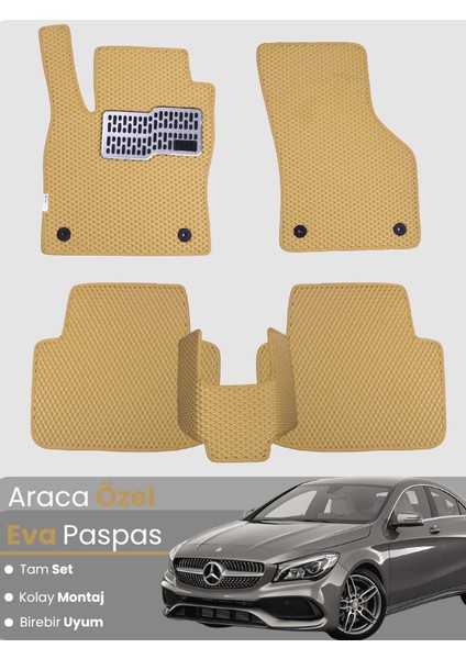 Mercedes Benz Cla (2013-2018) Uyumlu Eva Paspas Tam Set – Araca Özel Tasarım