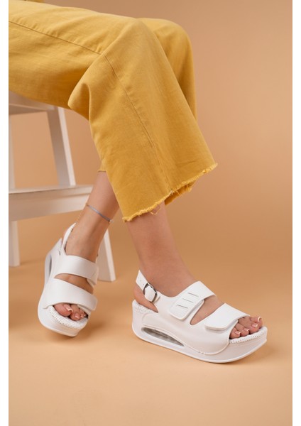 Mina Anatomik Air Taban Günlük Kadın Sandalet fırsatları