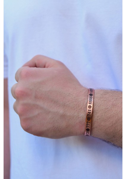 Sayı Sekanslı,melek Sayılar,aşk,para,sağlık,mutluluk Bakır Bileklik modelleri