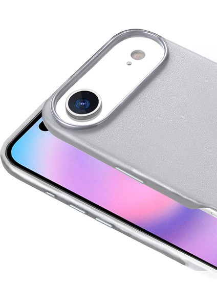 Iphone 17 Air Uyumlu Kılıf Deri Görünümlü Çizilmez Magsafe Sarj Destekli Mat Kapak modelleri