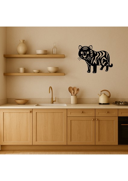 Kaplan Figürlü Vahşi Doğa Dekoratif Tablo - BRF19496-2666 fiyatları