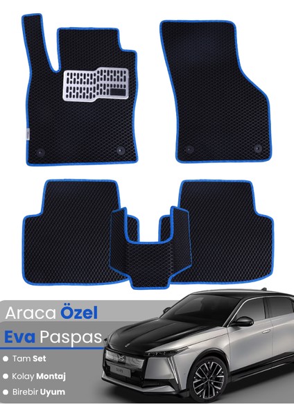 Citroen Ds4 (2021-2024) Uyumlu Eva Paspas Tam Set–araca Özel,su Geçirmez,kolay Montaj