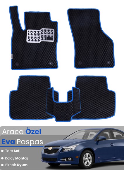Chevrolet Cruze (2008-2014) Uyumlu Eva Paspas Tam Set–araca Özel,su Geçirmez,kolay Montaj