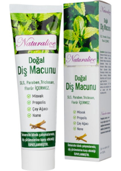 Doğal Diş Macunu 100 ml
