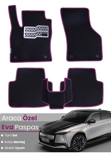 Citroen Ds4 (2021-2024) Uyumlu Eva Paspas Tam Set–araca Özel,su Geçirmez,kolay Montaj