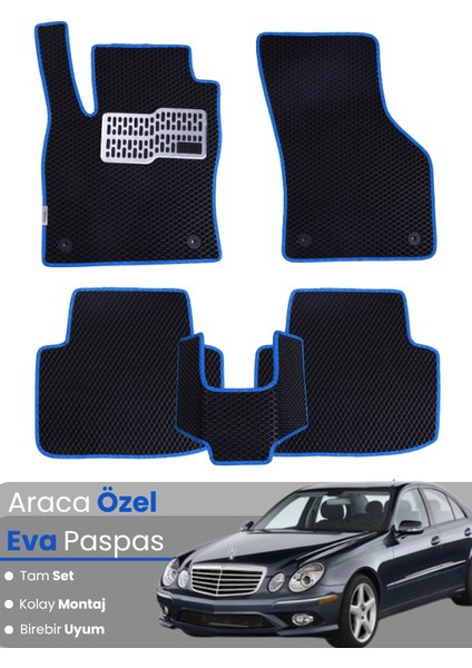 Mercedes Benz E Serisi W211 (2002-2009) Uyumlu Eva Paspas Tam Set – Araca Özel Tasarım
